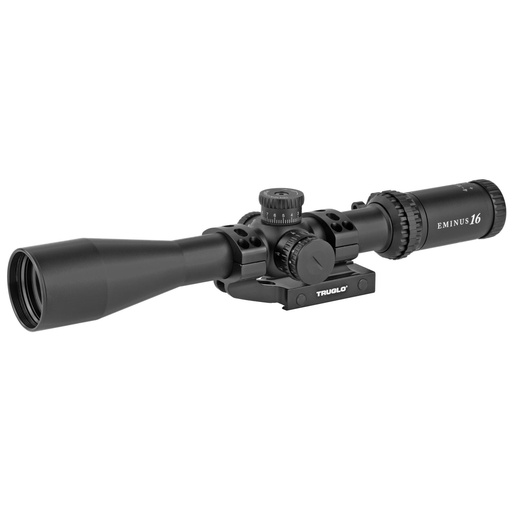 [TG-TG8541TLR] TRUGLO EEMINUS Rifle Scope 4-16X44mm 30mm Main Tube T.P.R. (Illuminated TacPlex Reticle APTUS-M1 1 Piece Base Throw Lever Black Finish 