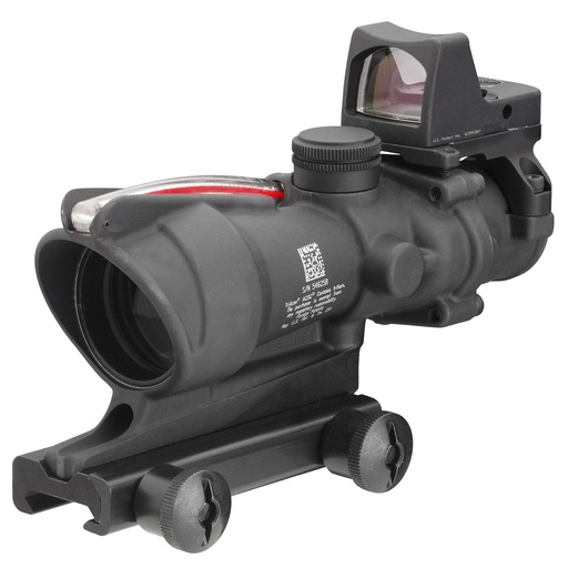 [TA31-D-100549] Trijicon ACOG Scope Dual Illuminated Red Chevron .223 Reticle With Colt Knob Thumbscrew Mount LED 3.25 MOA Red Dot RMR Type 2 