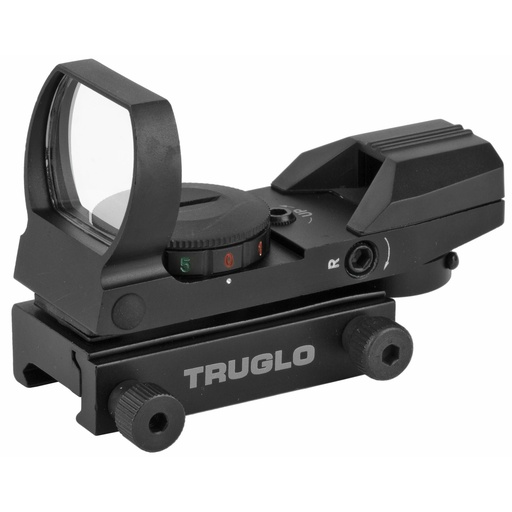 [TG-TG8360B] TRUGLO Red Dot Black Multiple Reticle Dual Color Open Dot Sight 34mm 
