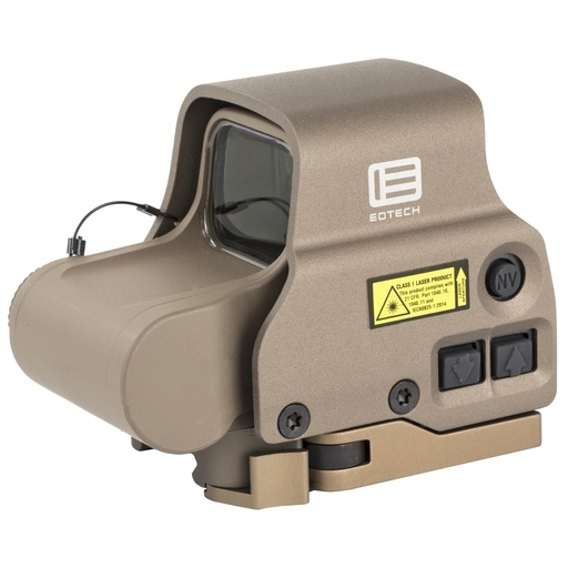 [EXPS3-0TAN] EOTECH EXPS3 Holographic Sight Red 68 MOA Ring with 1 MOA Dot Reticle Side Button Controls Quick Disconnect Mount Night Vision Compatabile Tan 