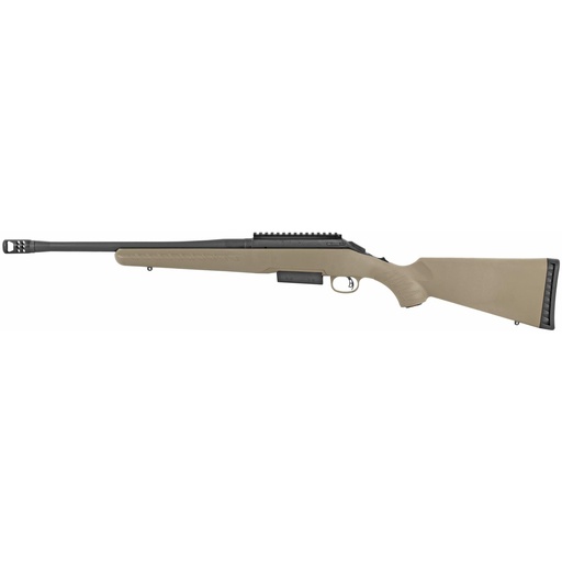[16950] Ruger American Ranch Bolt Action 450 BUSHMASTER 16.1" Threaded Barrel 3Rds Black