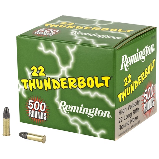 [21241] Remington Thunderbolt 22LR 40 Grain Round Nose Hi-Velocity 500 Rounds 