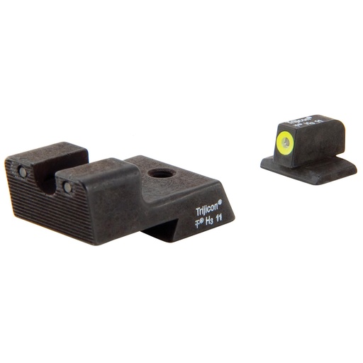 [CA128Y-600529] Trijicon HD Tritium Sight Fits Colt Novak Style 1911 Models Yellow Outline 