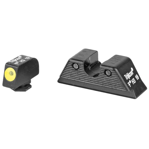 [GL114-C-601088] Trijicon HD Tritium Night Sights Yellow Front Outline Fits Glock MOS 17 19 26 27 33 34 