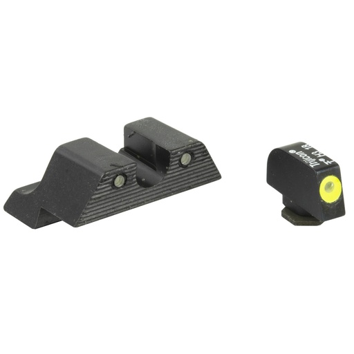 [GL601-C-600835] Trijicon HD XR Night Sight Set 3 Dot Green Tritium With Yellow Front Outline Fits Glock 17 19 26 27 33 34 
