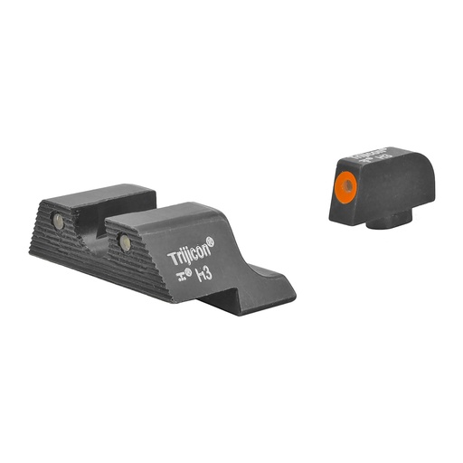 [GL601-C-600836] Trijicon HD XR Night Sight Set 3 Dot Green Tritium With Orange Front Outline Fits Glock 17 19 26 27 33 34