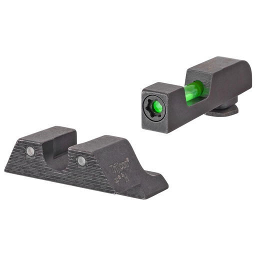[GL801-C-601102] Trijicon DI Tritium/Fiber Optic Night Sights Fits Glock 17 19 22 23 34 35 45 Does Not Fit MOS Models Includes 2 Green Fiber Replacement Pieces and T10 Torque L-Key 
