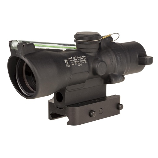[TA50-C-400350] Trijicon ACOG 3X24mm Dual Illuminated Green Horseshoe/Dot 223/55 Grain Includes Q-LOC Mount Black 