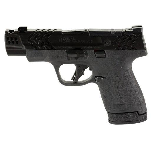 [13990] Smith & Wesson Shield Plus 9MM 4" Ported Barrel Optics Ready Black 10 Round, 13 Round, 15 Round