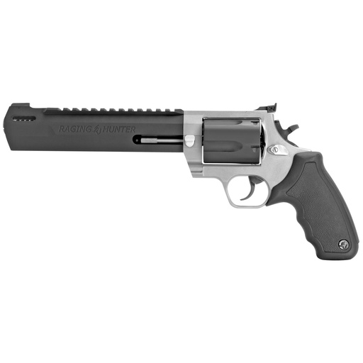 [2-460085RH] Taurus Raging Hunter .460 S&W 8.37" Stainless Steel Black Barrel/Cylinder Rubber Grips 5 Round