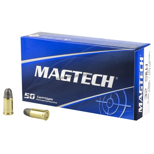 [32SWA] Magtech Sport Shooting 32 S&W 85 Grain Lead Round Nose 50 Round Box 