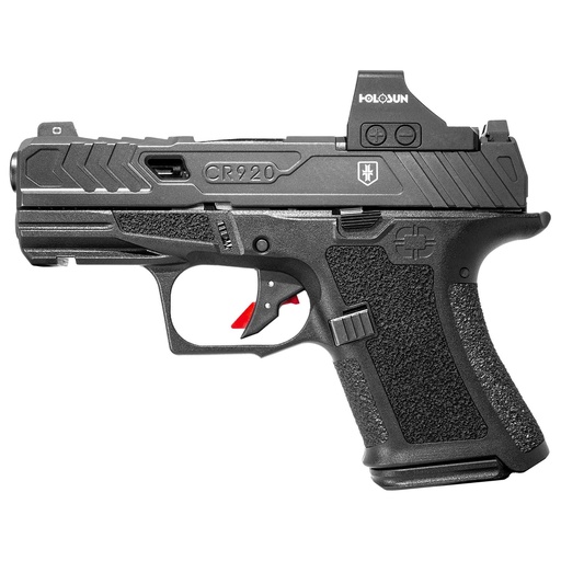 [SS-4084-H] Shadow Systems CR920 9MM 3.4" Holosun 507K Red Dot Black 13 Round