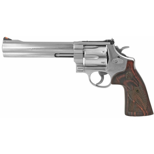 [150714] Smith & Wesson 629 .44 Magnum 6.5" Stainless Steel Wood Grips 6 Round