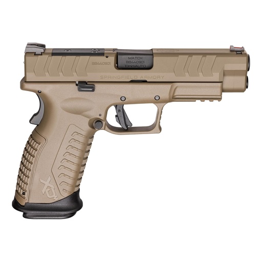 [XDME94510FHCOSP] Springfield XDM Elite 10mm 4.5" Hammer Forged Barrel 16Rds 2Mags FDE
