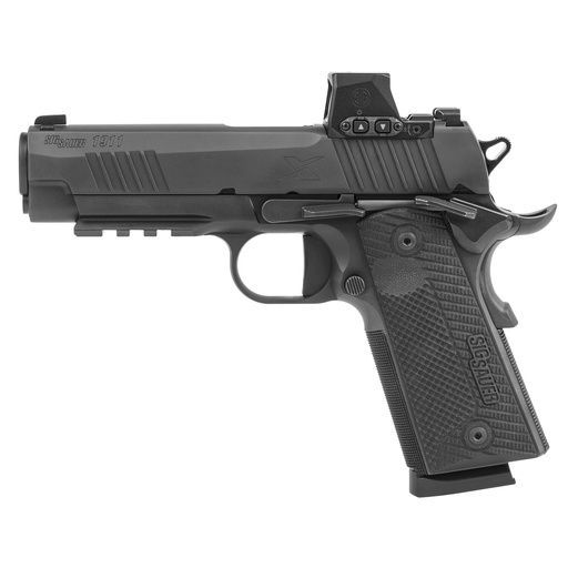 [1911XCA-45-BXR3-RXX] Sig Sauer 1911 X Carry .45 ACP 4.25" Barrel 8Rds w/ Romeo-X Red Dot 2 Mags Black