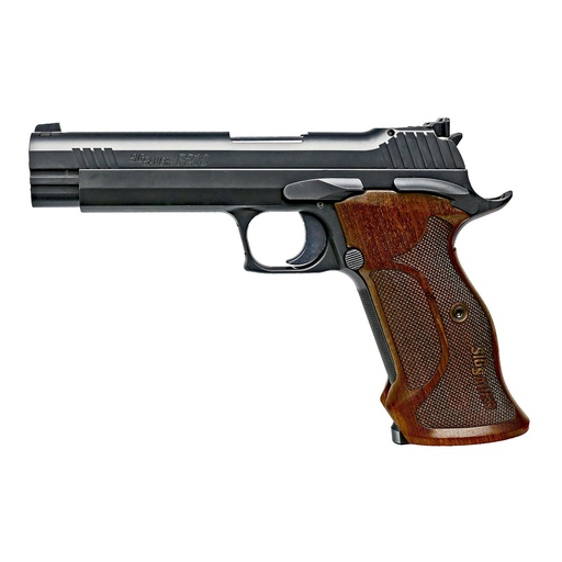 [210A-9-TGT] Sig Sauer P210 Target Stainless 9mm 5" Barrel 8Rds Nitron Finish