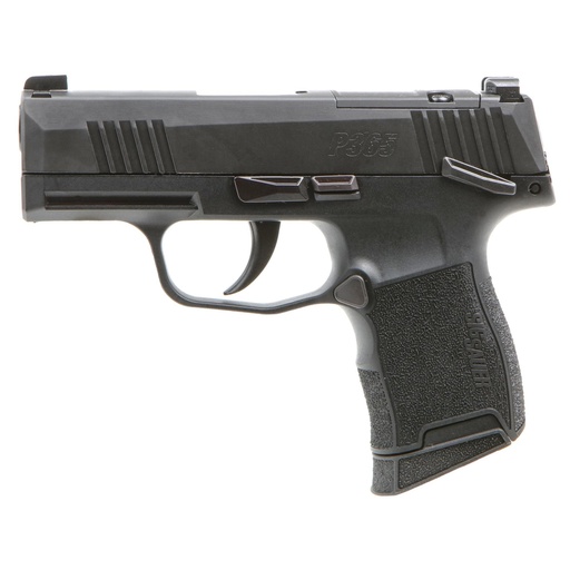 [365-9-BXR3P-MS] Sig Sauer P365 9mm 3.1" Barrel 10Rds 2 Mags Optics Ready Manual Safety Black