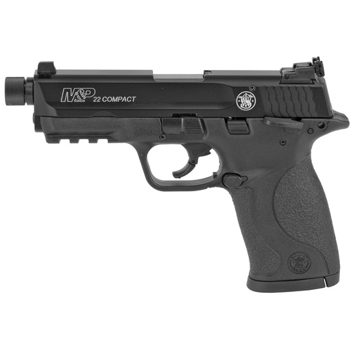 [10199] Smith & Wesson M&P .22LR 3.6" Threaded Barrel Black 10 Round