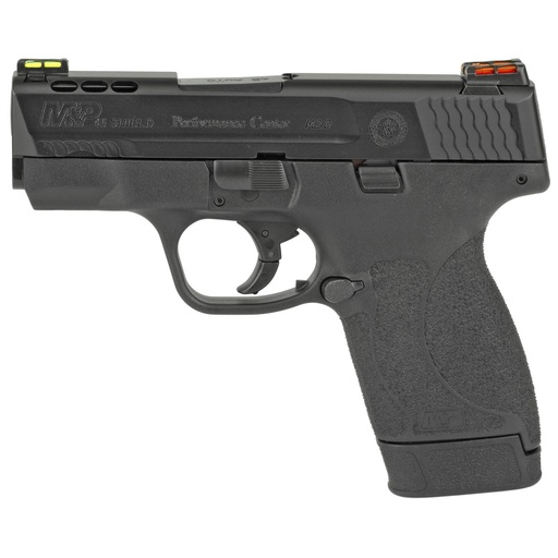 [12473] Smith & Wesson Shield M2.0 PC 45 ACP 3.3" Ported Barrel (1) 6Rd and (1) 7Rd Black