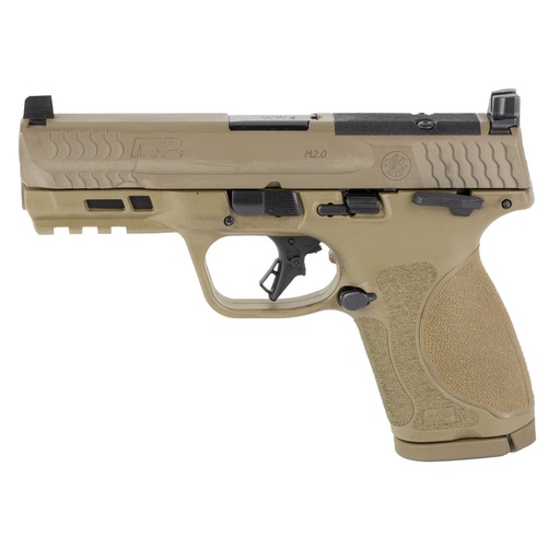 [13573] Smith & Wesson M&P M2.0 9MM 4" Optics Ready FDE 15 Round