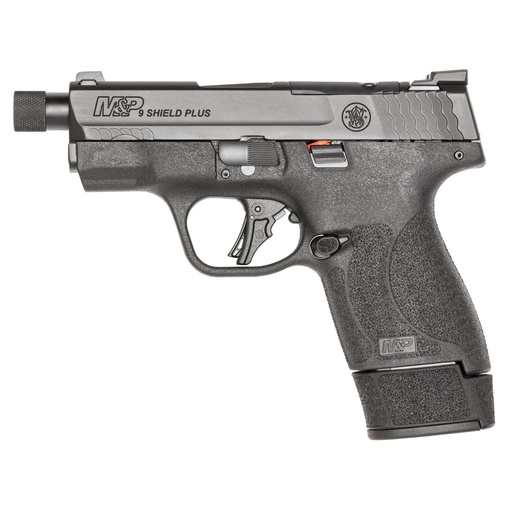 [14095] Smith & Wesson Shield Plus 9MM 3.7" Threaded OR Black 15 Round