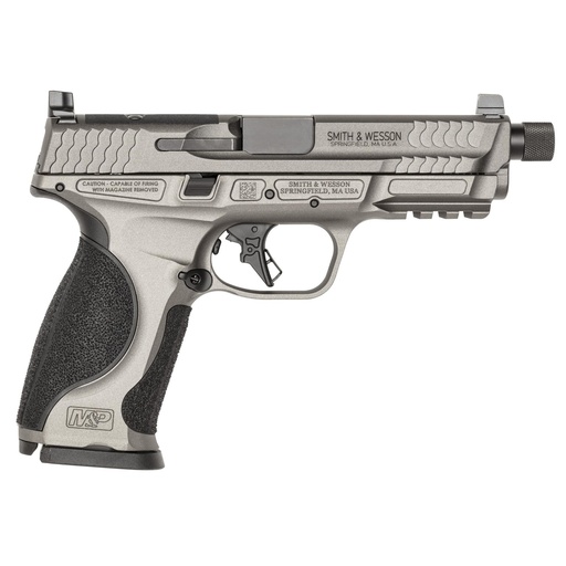 [14162] Smith & Wesson M&P M2.0 9MM 4.625" Threaded Barrel Optics Ready Tungsten Gray 17 Round