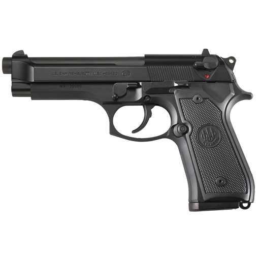 [J92M9A0M] Beretta M9 DA/SA 9mm 4.9" Barrel 15Rds 2Mags Black