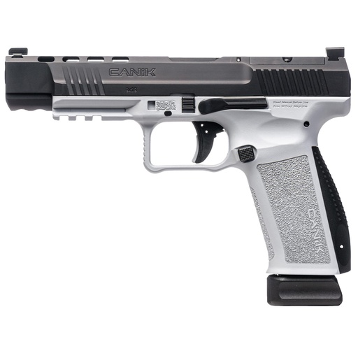 [HG6977-N] Canik TP9 METE SFx  9mm 5.2" Barrel (1) 18Rd (1) 20Rd 2Mags  Black Slide White Frame