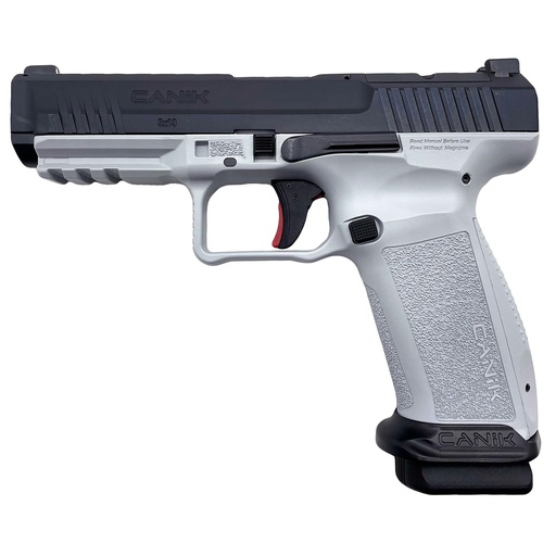 [HG7415-N] Canik TP9 METE SFT 9mm 4.47" Barrel (1) 18Rd (1) 20Rd 2Mags Black Slide White Frame 