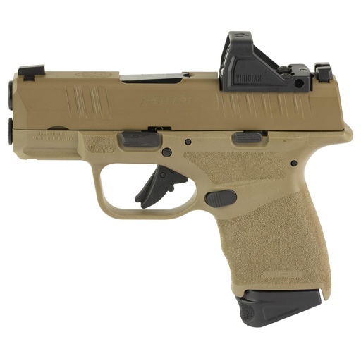 [HC9319FOSPLC-GU25] Springfield Hellcat OSP 9mm 3" Hammer Forged Barrel 10Rds 5Mags Desert FDE
