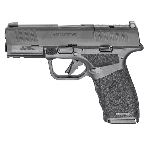 [HCP9379BOSP-17] Springfield Hellcat Pro 9mm 3.7" Hammer Forged Barrel (1) 17Rd (1) 15Rd 2Mags Black