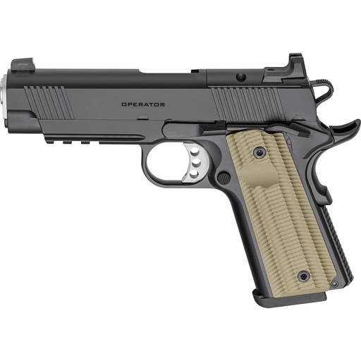 [PO9227AOS] Springfield Operator AOS 1911 SA 9mm 4.25" Match Grade Barrel 9Rds 2Mags Black