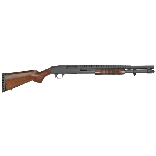 [52150] Mossberg 590 Retrograde 12 Gauge 3" Chamber 20" Heavy Barrel 8Rds Blue 