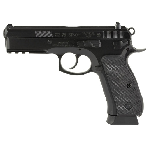[89353] CZ 75 SP-01 Tactical DA/SA 9mm 4.6" Cold Hammer Forged Barrel 19Rds 2Mags Black