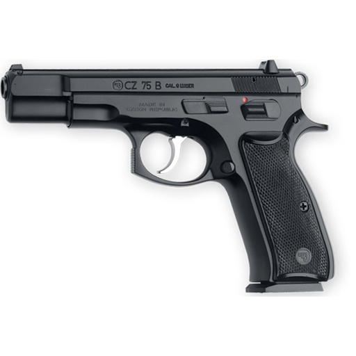 [91102] CZ 75 B DA/SA 9mm 4.6" Cold Hammer Forged Barrel 16Rds 2Mags Black