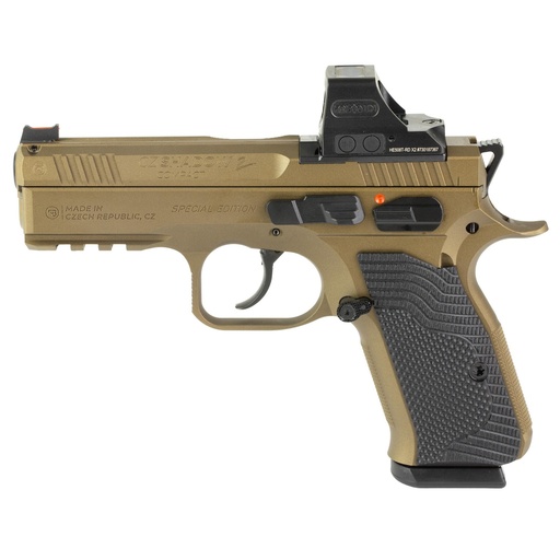[86155] CZ Shadow 2 Compact TALO Exclusive DA/SA 9mm 4" Chamber 15Rds 2Mags Burnt Bronze