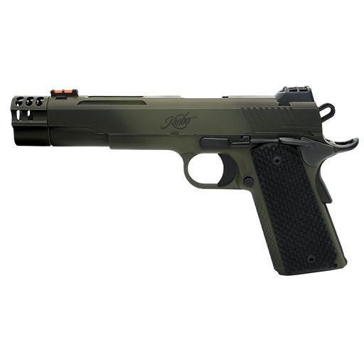 [3000469] Kimber America Rampart 1911 38 Super 5" Barrel 9Rds Olive Drab Green