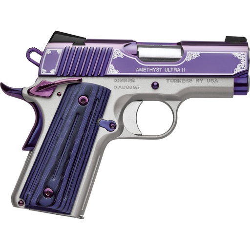 [3200363] Kimber America Amethyst Ultra II 1911 45ACP 3" Barrel 7Rds Purple