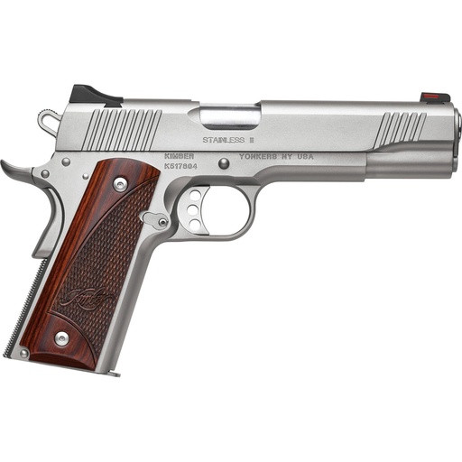 [3200385] Kimber America Stainless Target 1911 10mm 5" Barrel 8Rds Silver