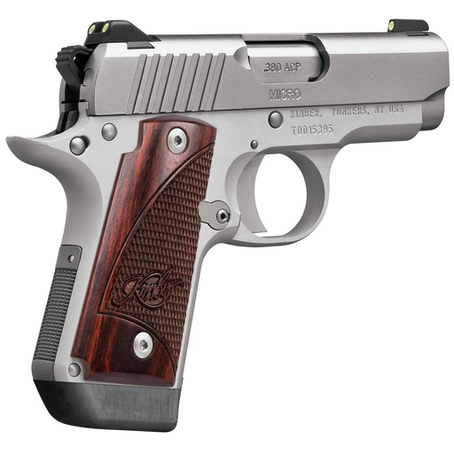 [3300207] Kimber America Micro 380 SA 380ACP 2.75" Barrel 7Rds Silver