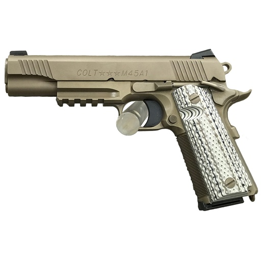 [O1070CQB] Colt's Manufacturing Government CQB 1911 45ACP 5" National Match Barrel 8Rds FDE 