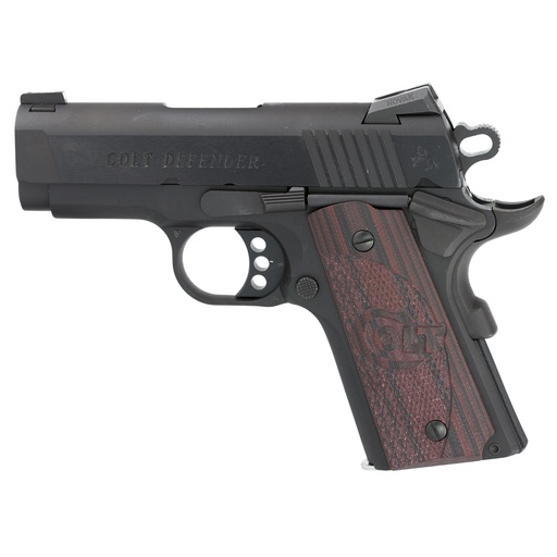 [O7802XE] Colt's Manufacturing Defender Compact 1911 9mm 3" Barrel 8Rds Blue