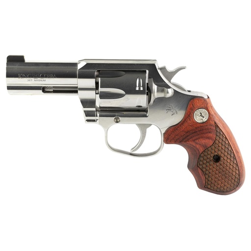 [KCOBRA-SB3BB-TLS] Colt's Manufacturing King Cobra 357 Magnum 3" Barrel 6Rds Silver