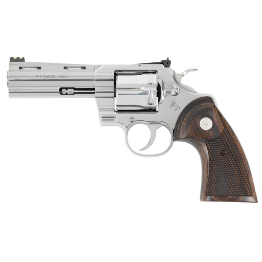 [PYTHON-SP4WFT-G] Colt's Manufacturing Python Target 357 Magnum 4.25" Barrel 6Rds Silver