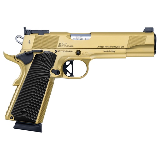 [440.182] Charles Daly 1911 Empire 45ACP 5" Barrel 8Rds 2Mags Gold