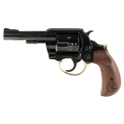[H016BD] Henry Repeating Arms Golden Boy Revolver DA/SA 22LR 4" Barrel 10Rds Black