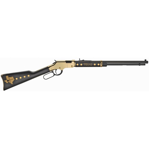 [H004TX] Henry Repeating Arms Golden Boy Texas Tribute Edition 22LR 20" Octagon Barrel 16Rds Brass