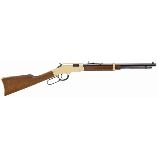[H004Y] Henry Repeating Arms Golden Boy Compact  22LR 17" Barrel 12Rds Brass