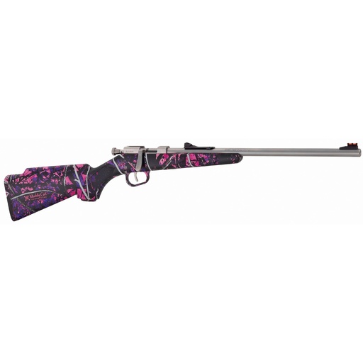 [H005MG] Henry Repeating Arms 22LR 16.25" Stainless Barrel Single Shot Muddy Girl Camo	