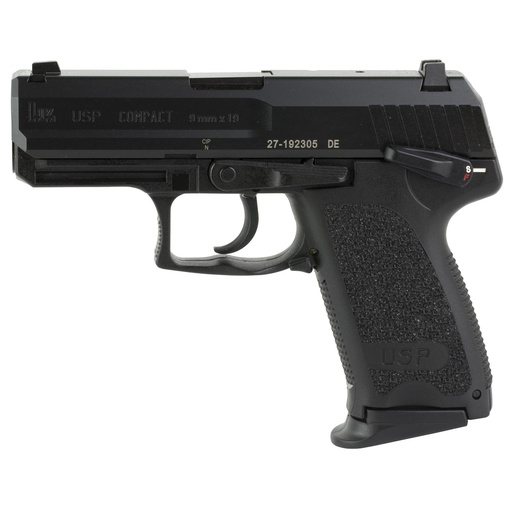 [81000329] Heckler & Koch USP Compact V1 DA/SA 9mm 3.58" Barrel 13Rds 2Mags 